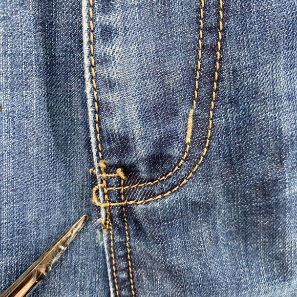 LEE Shorts Dungarees Women's Jean Denim High Rise 5 Pocket Belt Loops Vintage - Picture 10 of 14